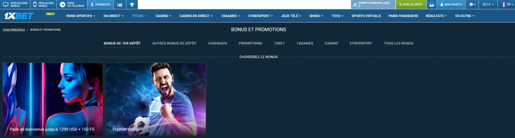 Bonus et codes promotionnels pour les nouveaux clients