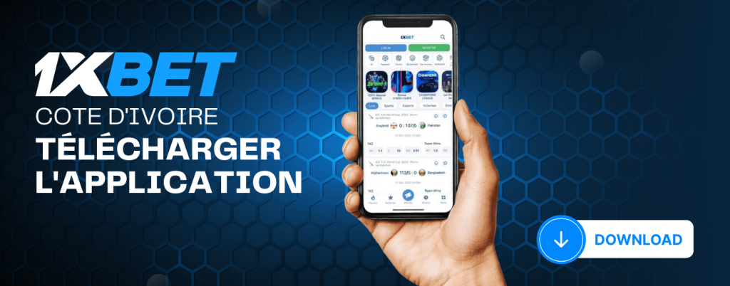Télécharger l'application 1xBet sur smartphone ou PC